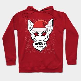 Dino Christmas Fursuit, Cute Santa furry fursona Hoodie